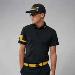 J.Lindeberg J. Lindeberg Heath Regular Fit Black Polo -Golf Sales Shop 10050A1I6 B Black fc929f4f58
