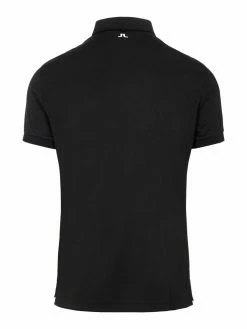 J.Lindeberg J. Lindeberg Tour Tech Slim Fit Black Polo -Golf Sales Shop 50042624 Black 009999 002 ProductLarge scaled 1