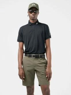 J.Lindeberg Tour Tech Reg Fit Golf Polo Black -Golf Sales Shop 50054914 black 009999 003 productlarge