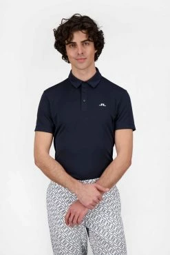 J.Lindeberg J. Lindeberg Peat Navy Polo Shirt -Golf Sales Shop 7310428292158 01 scaled 1