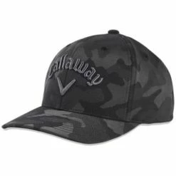 Callaway Camo Snapback Adjustable Mens Charcoal Cap