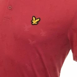 Lyle & Scott Jacquard Shrimp Marl Polo Shirt -Golf Sales Shop Lyle Scott Golf Jacquard Polo Shirt SP1562G Shrimp Marl W717 3 900x.progressive