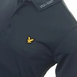 Lyle & Scott Tech Collar Logo Light Navy Polo Shirt 7 Lyle & Scott Tech Collar Logo Light Navy Polo Shirt -Golf Sales Shop Lyle Scott Golf Tech Collar Logo Shirt SP1761G Z118 3 2300x2300.progressive