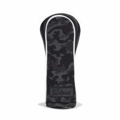 Titleist Black Camo Leather/Cotton Hybrid Headcover -Golf Sales Shop TA21LCHCCM HB 02