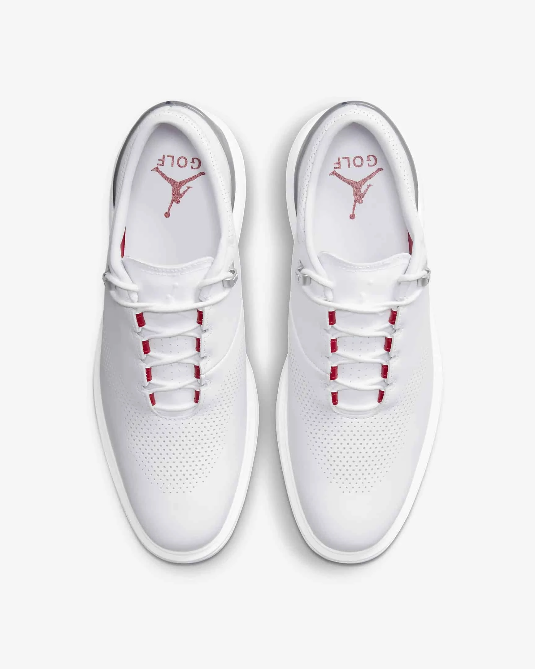 Nike Jordan ADG 4 White/BLK/Red Golf Shoes 6 Nike Jordan ADG 4 White/BLK/Red Golf Shoes - Bilde 4