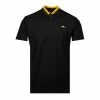 J.Lindeberg J. Lindeberg Tyson Regular Fit Black Polo -Golf Sales Shop adhds