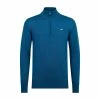 J.Lindeberg J. Lindeberg Kian Zipped Golf Sweater Moroccan Blue 1 J.Lindeberg J. Lindeberg Kian Zipped Golf Sweater Moroccan Blue -Golf Sales Shop agfhs