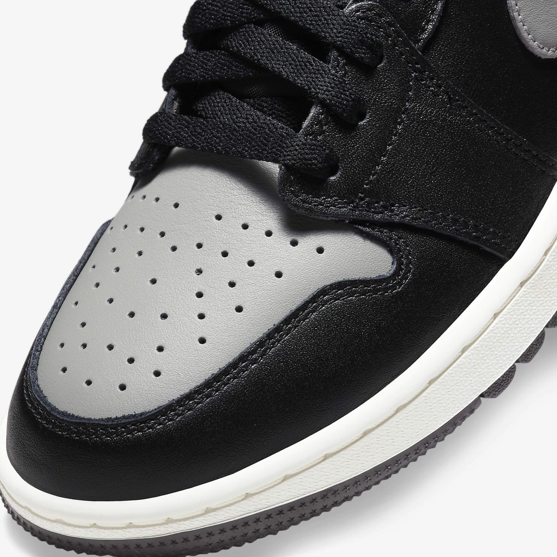 Nike Air Jordan 1 Low Black/Grey Sail Golf Shoes 5 Nike Air Jordan 1 Low Black/Grey Sail Golf Shoes - Bilde 3