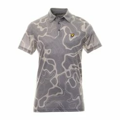 Lyle & Scott Warm Dust/Blush Grey Golf Polo Shirt