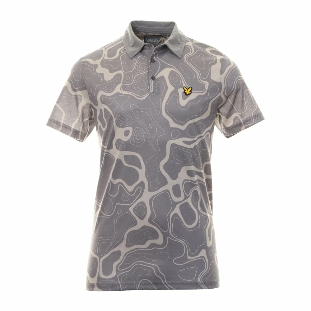 Lyle & Scott Warm Dust/Blush Grey Golf Polo Shirt 3 Lyle & Scott Warm Dust/Blush Grey Golf Polo Shirt
