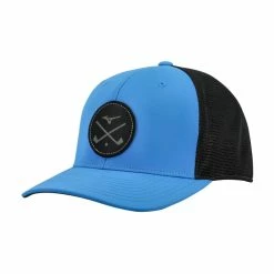 Mizuno Crossed Clubs Mesh Pearl Blue Cap