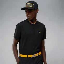 J.Lindeberg J. Lindeberg Tyson Regular Fit Black Polo -Golf Sales Shop image356225670 1