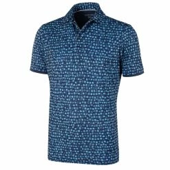 Galvin Green Mack Navy/Niagara Blue Golf Shirt