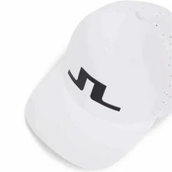 J.Lindeberg White Golf Cap -Golf Sales Shop j lindeberg golf cap dylan aw21 03t