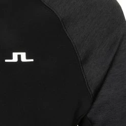 J.Lindeberg Kent Golf Hoodie Black Melange -Golf Sales Shop jlindebergss22 kent golf hood black melange 5