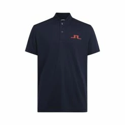 J.Lindeberg Bode Navy Golf Shirt
