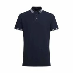 J.Lindeberg Austin Regular Golf Polo Navy Blue