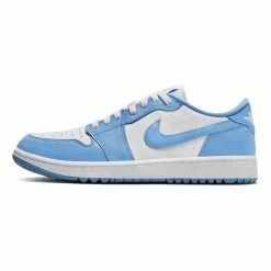 Nike Air Jordan 1 Low White/University Blue Golf Shoes 6 Nike Air Jordan 1 Low White/University Blue Golf Shoes -Golf Sales Shop nikueblueshoe