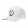 Mizuno Crossed Clubs Mesh White Cap -Golf Sales Shop sjfjdbv