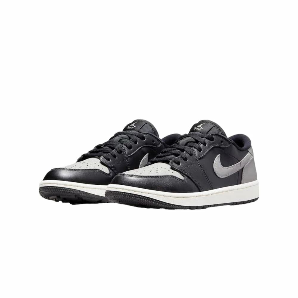 Nike Air Jordan 1 Low Black/Grey Sail Golf Shoes 3 Nike Air Jordan 1 Low Black/Grey Sail Golf Shoes