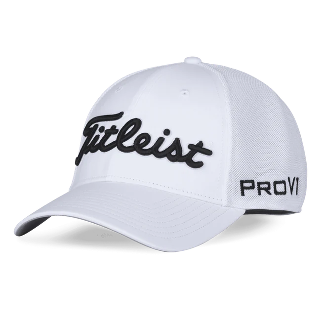 Titleist 2022 Tour Sports Mesh Mens White Cap 7 Titleist 2022 Tour Sports Mesh Mens White Cap - Bilde 5